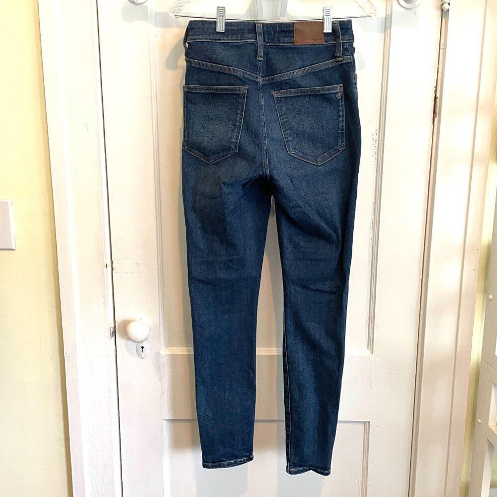 Women's Madewell Curvy High-Rise Skinny Jeans |Lanette Wash |Size 26 Curvy - Picture 3 of 5